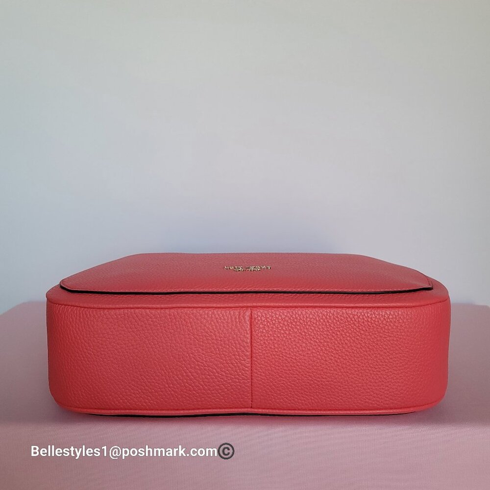 KATE SPADE Roulette Pebbled Leather Large Hobo Bag- Peach Melba color π$178.β - Picture 10 of 16